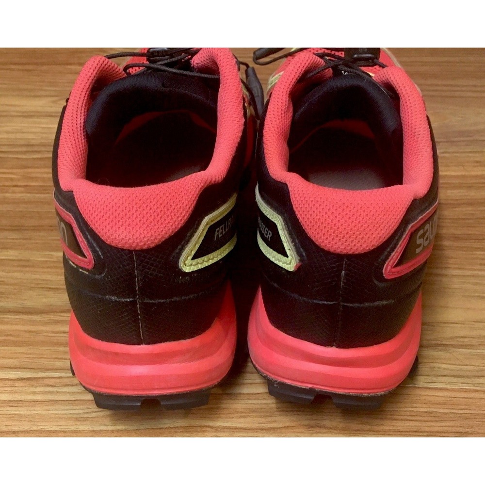 Salomon Fellraiser Black Red Hiking Trainers Gym Comfort Women's Size 8.5 - Picture 3 of 16